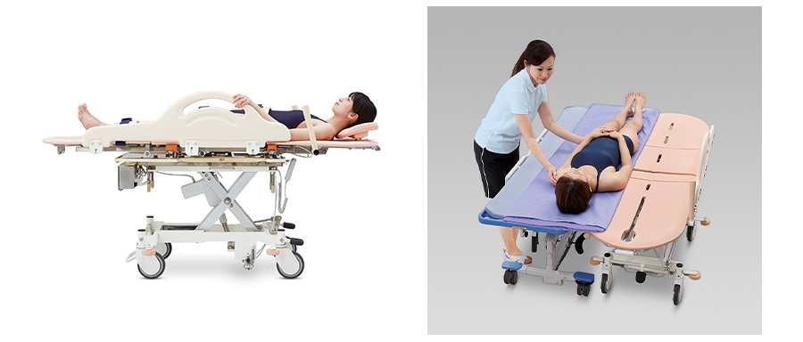 使いやすさを追求したフラット担架