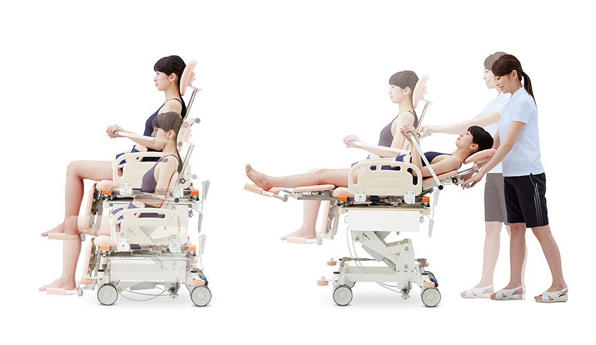 シャワーチェアスタイルで入浴